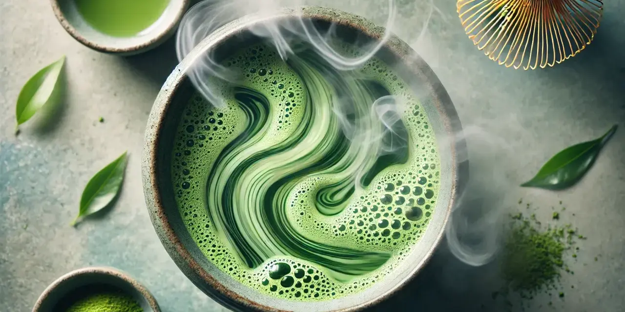 Matcha: Kofeina, L-teanina i unikalne pobudzenie. Ile jej jest?