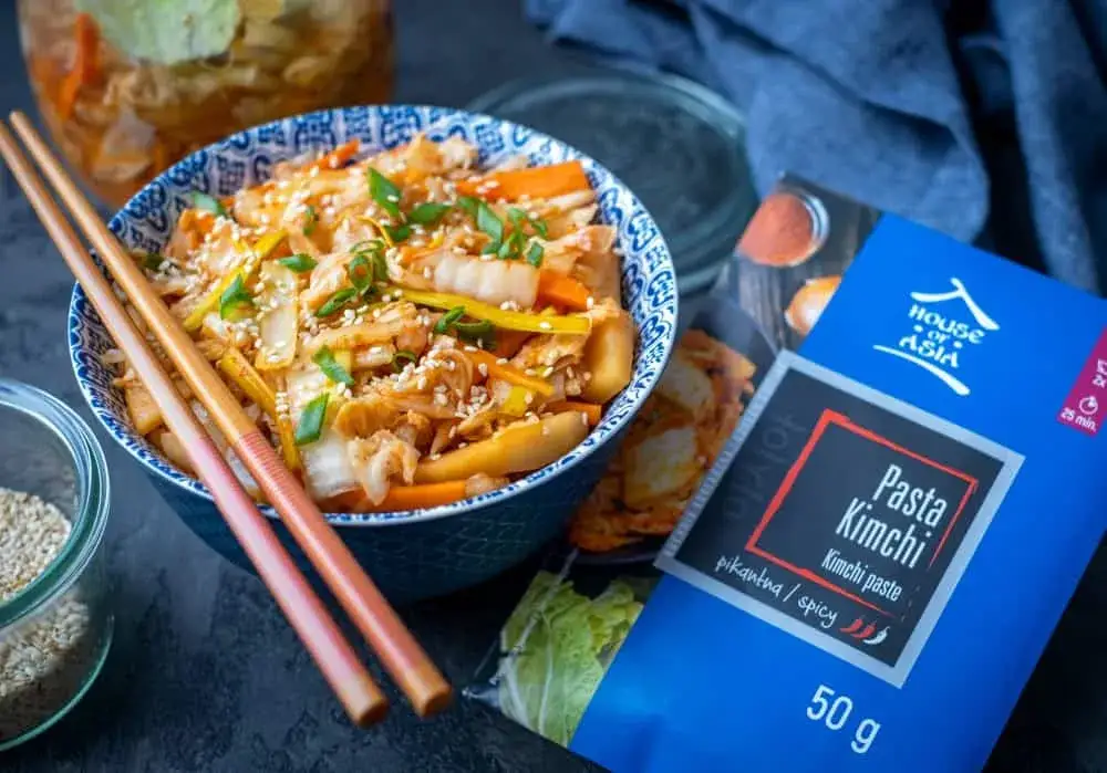Kimchi fusion dania