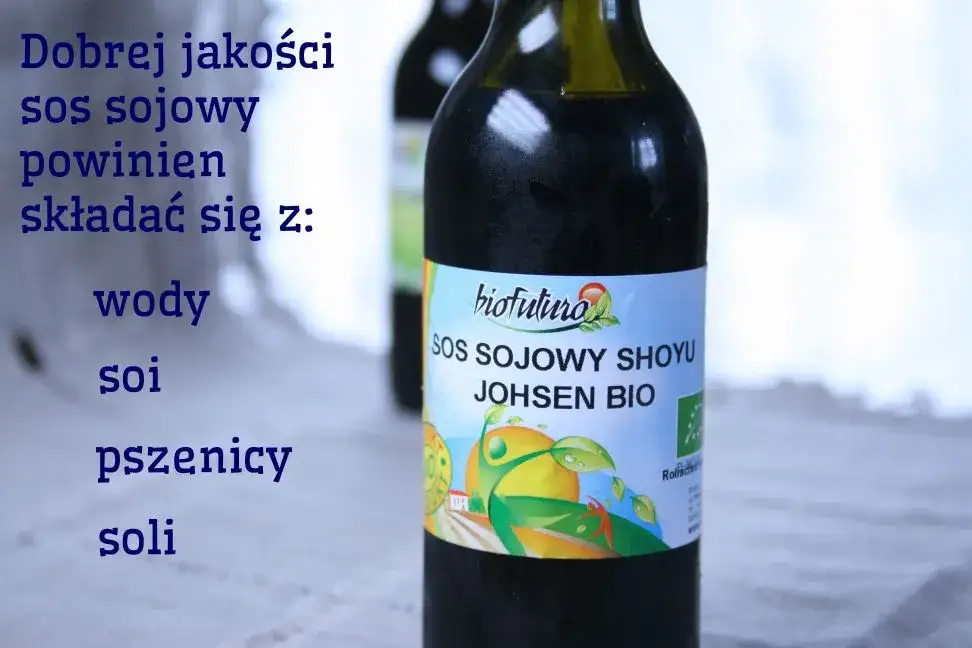 składniki do sosu sojowego koji soja pszenica