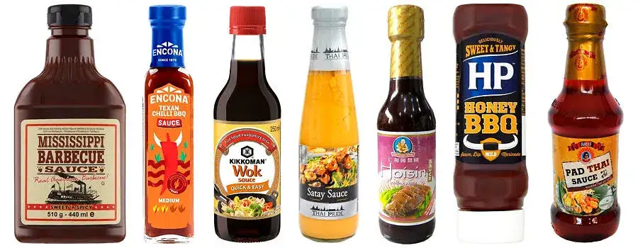 różne sosy do sushi